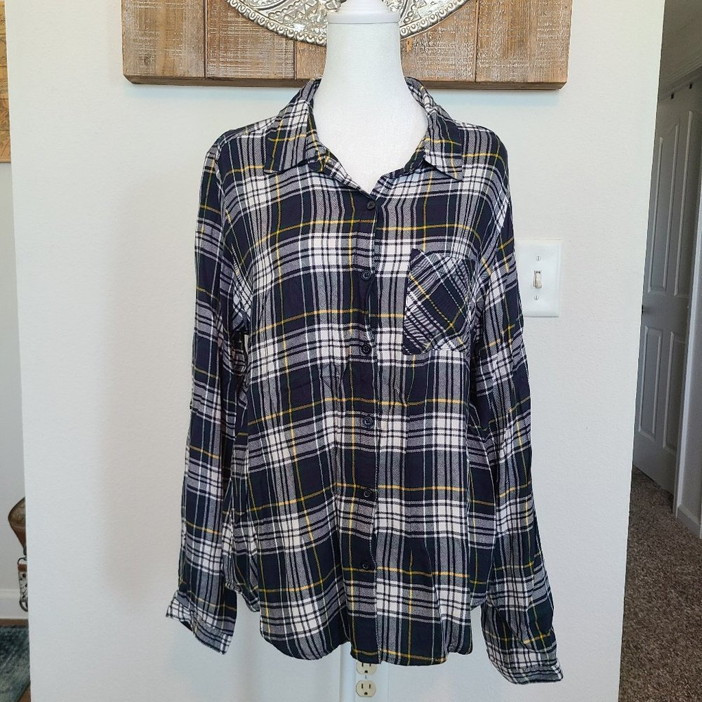 Eddie Bauer Plaid Flannel Button Down